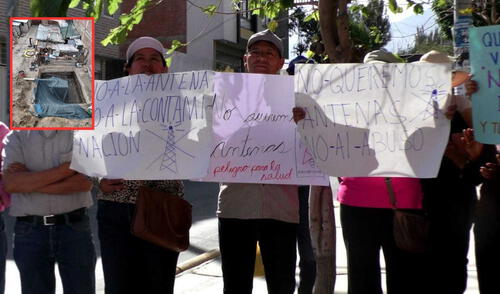 Retiran antena instalada en casa sin previo aviso tras denuncia de vecinos en Arequipa. Foto: Composición LR/Mirelia Quispe