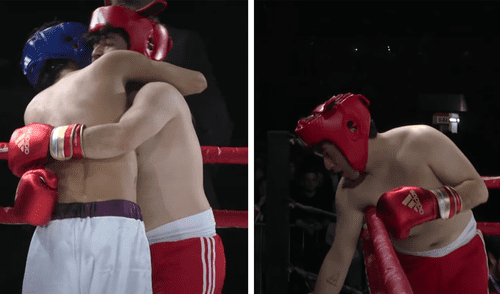 Gerardo Pe y Alonso Acuña protagonizan espectacular enfrentamiento en 'Celebrity Combat Perú'. Foto: Composición LR/captura Youtube Foto: Composición LR/captura Youtube