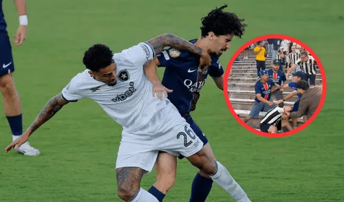 Jesús Igor Maciel, jugador del Botafogo, provocó euforia en el Mundial de Clubes al vencer al PSG, actual campeón de la 'Champions League'. Foto: TN/composición LR