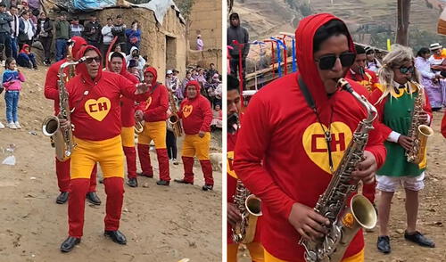 Banda peruana se viste del ‘Chapulín Colorado y son sensación en redes: “No contaban con su astucia”