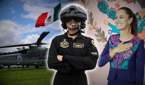 Hasel Aguilar, piloto poblana de la GN sueña con volar con Sheinbaum. Hasel Aguilar, piloto poblana de la GN sueña con volar con Sheinbaum.