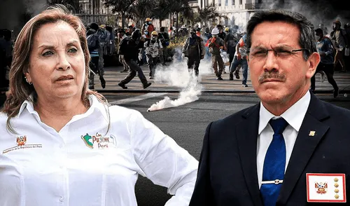 Anotaciones confirmarían que el Gobierno organizó la narrativa de 'terruqueo' contra los manifestantes. Foto: composición de Ariana Espinoza/LR Dina Boluarte