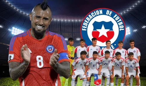Arturo Vidal celebra a Chile como anfitrión del próximo Mundial Sub 20. Foto: Composición LR/ Archivo GLR/ Photosport