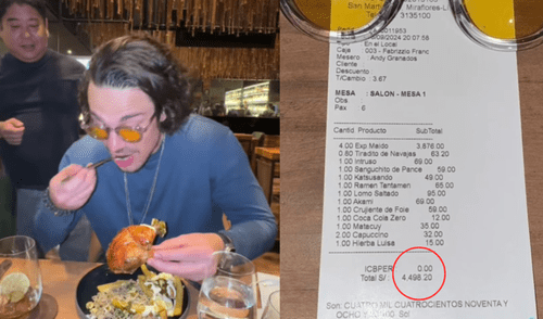 El tiktoker mexicano El Arturito probó el mostrito en Maido y quedó fascinado con su sabor. Foto: Composición LR/ TikTok de El Arturito La vez que famoso tiktoker mexicano gastó más de S/4.000 en Maido y quedó maravillado con el Mostrito