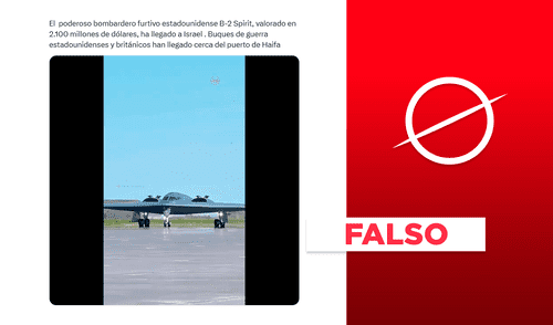 Estados Unidos no envió bombarderos B-2 Spirit a Israel