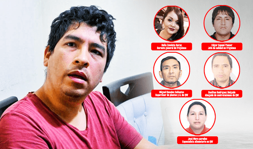 Empresario. El exgerente comercial de la fábrica de alimentos Frigoinca, Michael Burga Farro, al momento de su detención. Foto: difusión