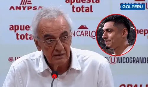 Jorge Fossati esclareció los rumores sobre una posible salida de César Inga de Universitario. Foto: composición LR/captura de GOLPERU Jorge Fossati esclareció los rumores sobre una posible salida de César Inga de Universitario
