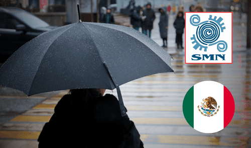 SMN alerta lluvias intensas en casi todo México este 21 de junio.