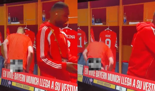 Camarógrafo de ESPN graba a jugadores de Bayern Múnich en los camerinos y capta partes íntimas de Harry Kane