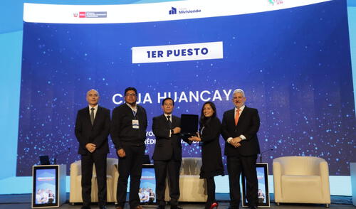 Caja Huancayo Importante reconocimiento en el sector.