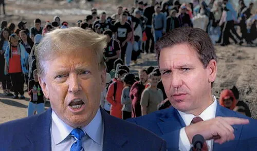 Inmigrantes en Miami desaprueban la política migratoria de Trump y DeSantis. Inmigrantes en Miami desaprueban la política migratoria de Trump y DeSantis.