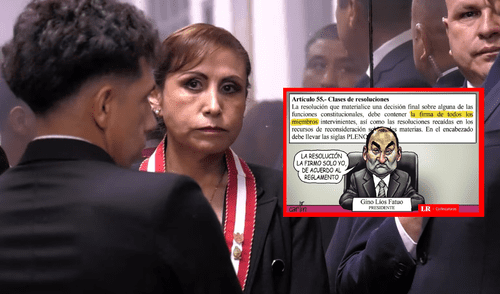 Carlincatura retrata decisión de la JNJ al restituir a Patricia Benavides.