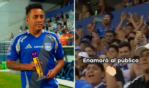 El buen partido de Christian Cueva fue reconocido tanto por la organización del torneo como por los hinchas. Foto: composición de LR/LigaPro/captura de Zapping Sports