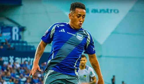 Christian Cueva tiene contrato con Emelec por un año. Foto: Tucancha/X