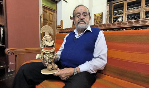 Walter Alva impulsa un proyecto que busca ampliar el Museo Tumbas Reales de Sipán y darle nuevos ambientes, como salas de proyección digital, espacio para niños y una sala de convenciones. Fotografía: Emmanuel Moreno / La República. Walter Alva en su casa de la provincia de Lambayeque.