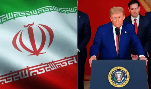 Régimen iraní aclara a Estados Unidos y Donald Trump que pese a ataques seguirán con su desarrollo nuclear. Foto: Composición LR. Régimen iraní aclara a Estados Unidos y Donald Trump que pese a ataques seguirán con su desarrollo nuclear.