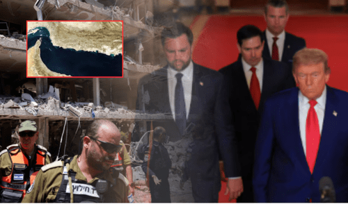 El estrecho de Ormuz tiene apenas 39 kilómetros en su punto más angosto. Foto: AFP/Pool/AP/LaPresse El estrecho de Ormuz tiene apenas 39 kilómetros en su punto más angosto