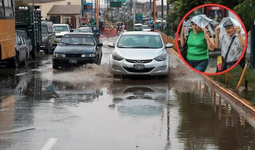Senahmi pronostica fuertes lluvias en Lima por 72 horas. Foto: Composición LR/CDN/Andina