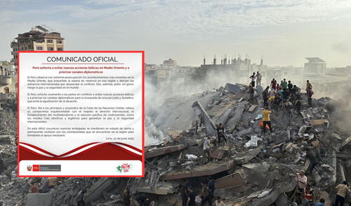 Perú exhorta a evitar nuevos conflicto bélicos en medio oriente