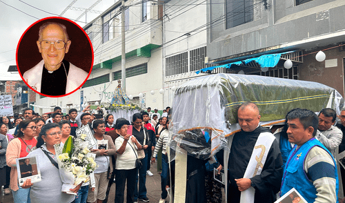 Los restos del padre Juan Mckniff llegaron a la localidad de Chulucanas, en Piura. Foto: Composición LR/Cortesía Los restos del padre Juan Mckniff llegaron a la localidad de Chulucanas, en Piura. Foto: Composición LR/Cortesía