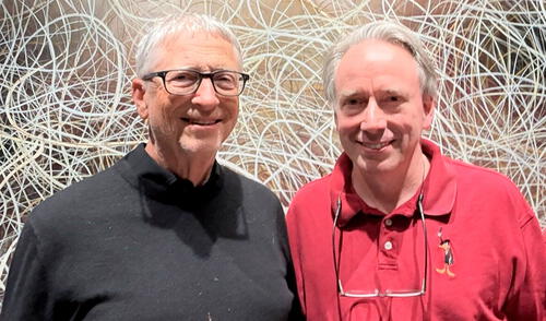 Los creadores de Windows y Linux finalmente se conocieron. Foto: Mark Russinovich/LinkedIn