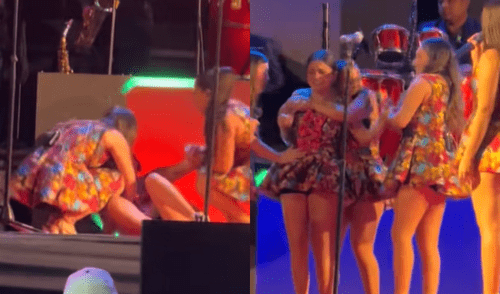 Briela Cirilo se volvió viral por accidente en concierto.