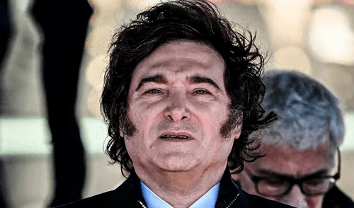 La amenaza se da días después que Milei declarara a Irán como enemigo de Argentina durante una entrevista. Foto: AFP. javier milei