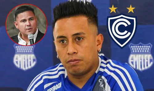 Christian Cueva firmó con Emelec por todo un año