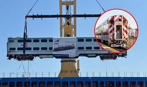 Llegada de trenes donados por Caltrain al puerto del Callao programada para julio