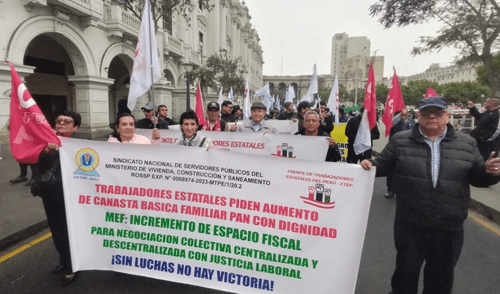 Trabajadores estatales convocan movilización para el jueves 26 de junio