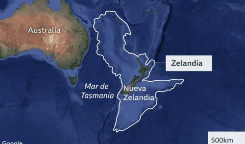 Conoce Zelandia, el continente sumergido en el Pacífico. Foto: BBC