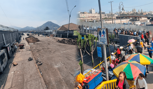 Desalojan a vendedores ambulantes en el puente Balta. Foto: Francisco Erazo / La República