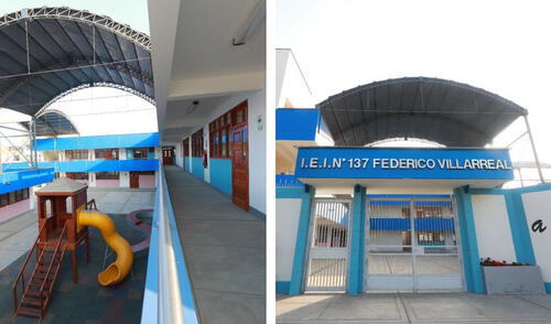 Así luce el moderno colegio del Callao. Foto: Composición LR/Gore Callao