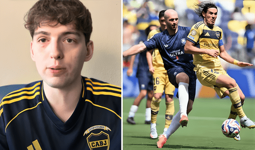 Davoo Xeneize expresó su fastidio por el amargo empate de Boca Juniors ante Auckland City. Foto: composición LR/La Nación/Davoo Xeneize - canal de YouTube