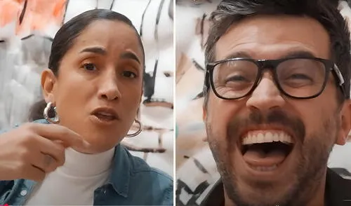 Escena que no pasó desapercibida para los seguidores del programa y las redes sociales. Foto: composición LR/ Jesús Alzamora/ YouTube Jesús Alzamora intentó trolear a Nelly Rossinelli sobre Matute, pero ella le dio una épica respuesta: "Nos apagaron la luz"