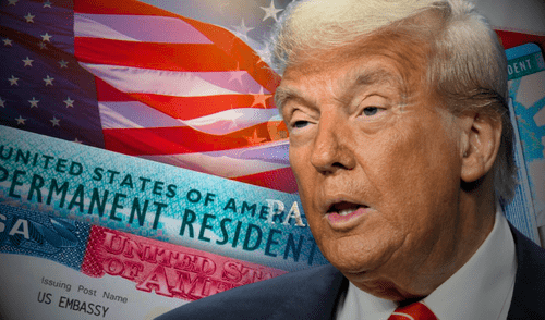Donald Trump suspende temporalmente las solicitudes de Green Card para refugiados y asilados. Donald Trump suspende temporalmente las solicitudes de Green Card para refugiados y asilados.