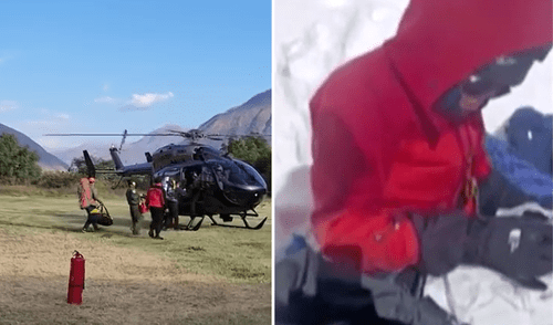 Rescatan con vida a turistas japonesas. Foto: composición LR Rescatan con vida a turistas japonesas. Foto: composición LR