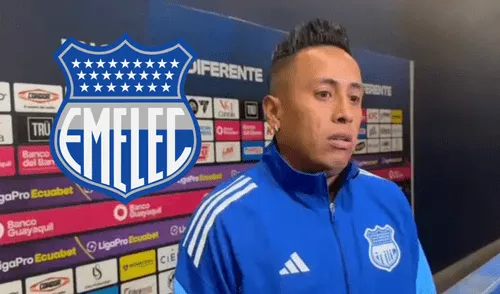 Christian Cueva no se hace dramas tras crisis de Emelec en la LigaPro de Ecuador