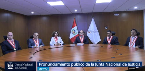 Junta Nacional de Justicia sesiona con solo seis integrantes