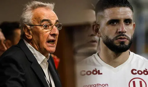 Jorge Fossati habló sobre la molestia del zaguero, tras ser cambiado en la 'U'.