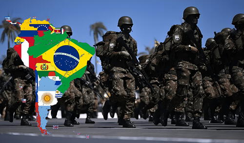 Este país sudamericano se posiciona como el más fuerte en cuanto a las fuerzas armadas de la región. Foto: composición LR/EFE