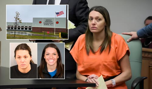 Laura Caron, de 34 años, acusada de abuso sexual en Nueva Jersey, dio a luz a la hija de su alumno en 2019, cuando él tenía 13 años. Laura Caron, de 34 años, acusada de abuso sexual en Nueva Jersey, dio a luz a la hija de su alumno en 2019, cuando él tenía 13 años.