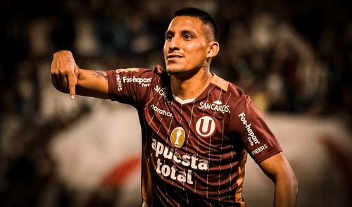 Alex Valera es uno de los goleadores de Universitario en el Torneo Apertura. Foto: Liga 1 Alex Valera revela a quién le dedicó su celebración tras anotar doblete con Universitario