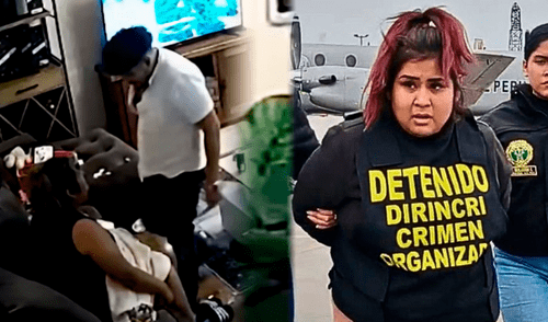 Pareja de Erick Moreno es detenida por la PNP. Foto: composición LR