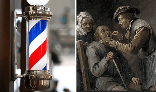 El barber pole tiene un significado histórico. Foto: Composición LR El barber pole tiene un significado histórico. Foto: Composición LR