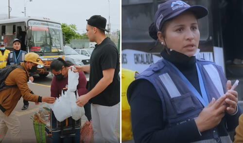 Youtuber IOA se hace pasar como ambulante y fue retirado por inspectora de la ATU: “Tiene que avanzar”