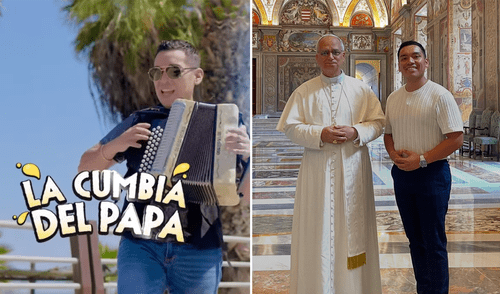 Donnie Yaipén y el Papa León XIV