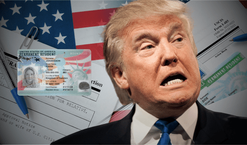 USCIS señala que Donald Trump sancionará y deportará a inmigrantes que mientan para obtener la Green Card. USCIS señala que Donald Trump sancionará y deportará a inmigrantes que mientan para obtener la Green Card.