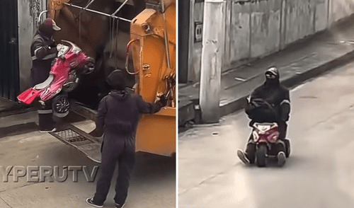 tiktok, piura, camion de basura, recolector