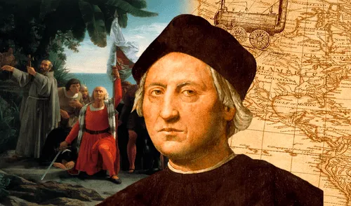 El intercambio colombino tras la llegada de Colón a América trajo virus mortales y un cambio climático sin precedentes. Foto: composición LR/AFP/Freepik colón, américa, viruela